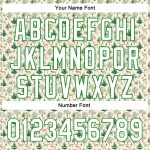 Customizable 3D Pattern Deer Baseball Jersey with Name and Number - Cream White Grass Green Personalized Cream White-Grass