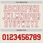 Custom Name and Number Personalized Baseball Jersey - Cream White & Navy Authentic Split Fashion Team Jersey Personalized