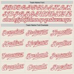 Personalized Fashion Baseball Jersey in Cream White and Navy Split Design Personalized Cream White-Navy Split Fashion Baseball