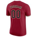 Personalized Crimson and Black Performance T-Shirt for City Fans Personalized Crimson Black-City Cream Performance T-Shirt