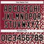 Personalized 3D Leopard Print Baseball Jersey in Crimson Black-Cream Fade Fashion Personalized Crimson Black-Cream 3D Leopard