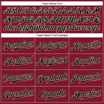 Custom Crimson Black Cream Baseball Jersey Sleeveless Design for Men and Women Personalized Crimson Black-Cream Sleeveless