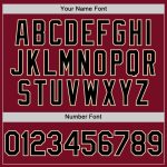 Personalized Black Cream Crimson Baseball Jersey for Men - Sleeveless Design Personalized Crimson Black-Cream Sleeveless