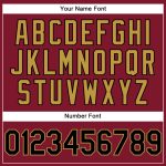 Personalized Golf Polo Shirt - Crimson Black-Old Gold Performance Personalized Crimson Black-Old Gold Performance Vapor Golf