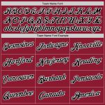 Personalized Performance T-Shirt - Crimson and Black-White Color Options Personalized Crimson Black-White Performance T-Shirt