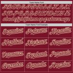 Personalized 3D Abstract Splatter Grunge Art Crimson City Baseball Jersey Personalized Crimson City Cream 3D Abstract Splatter