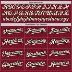Personalized Baseball Jersey with Crimson Cream-Black Raglan Sleeves Personalized Crimson Cream-Black Raglan Sleeves Baseball
