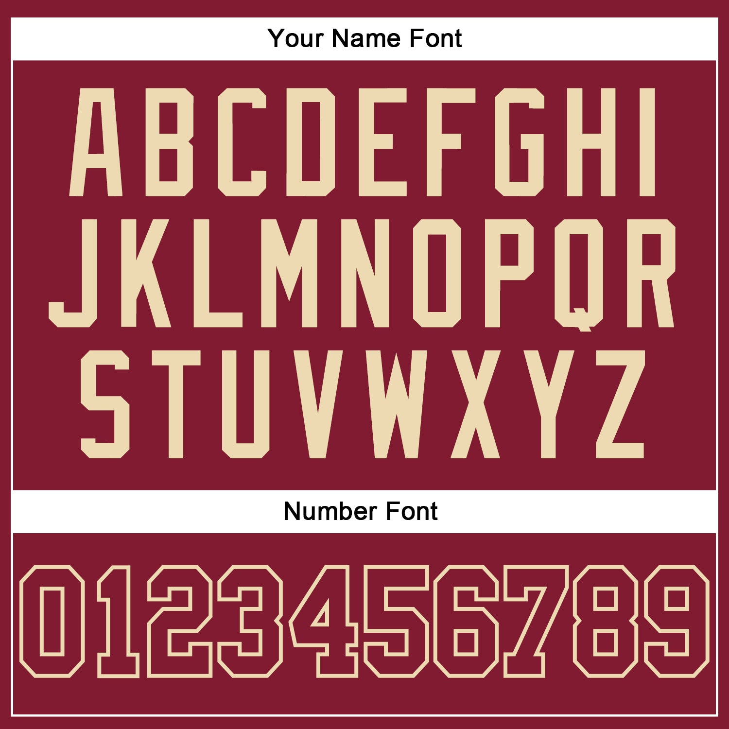 Personalized Crimson Crimson-Cream Authentic Baseball Jersey Team Custom Name and Number Custom Name and Number Authentic Baseball Jersey - Personalized Crimson and Cream Team Jersey Personalized Crimson Crimson-Cream - Image 5