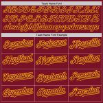 Personalized 3D Abstract Crimson Gold Splatter Art Baseball Jersey Personalized Crimson Gold 3D Abstract Splatter Grunge