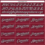 Personalized Baseball Jersey - Crimson Gray-Black Sleeveless Design Personalized Crimson Gray-Black Sleeveless Baseball Jersey