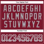 Personalized Crimson Gray White Drift Baseball Jersey for Trendy Fans Personalized Crimson Gray-White Drift Fashion Baseball