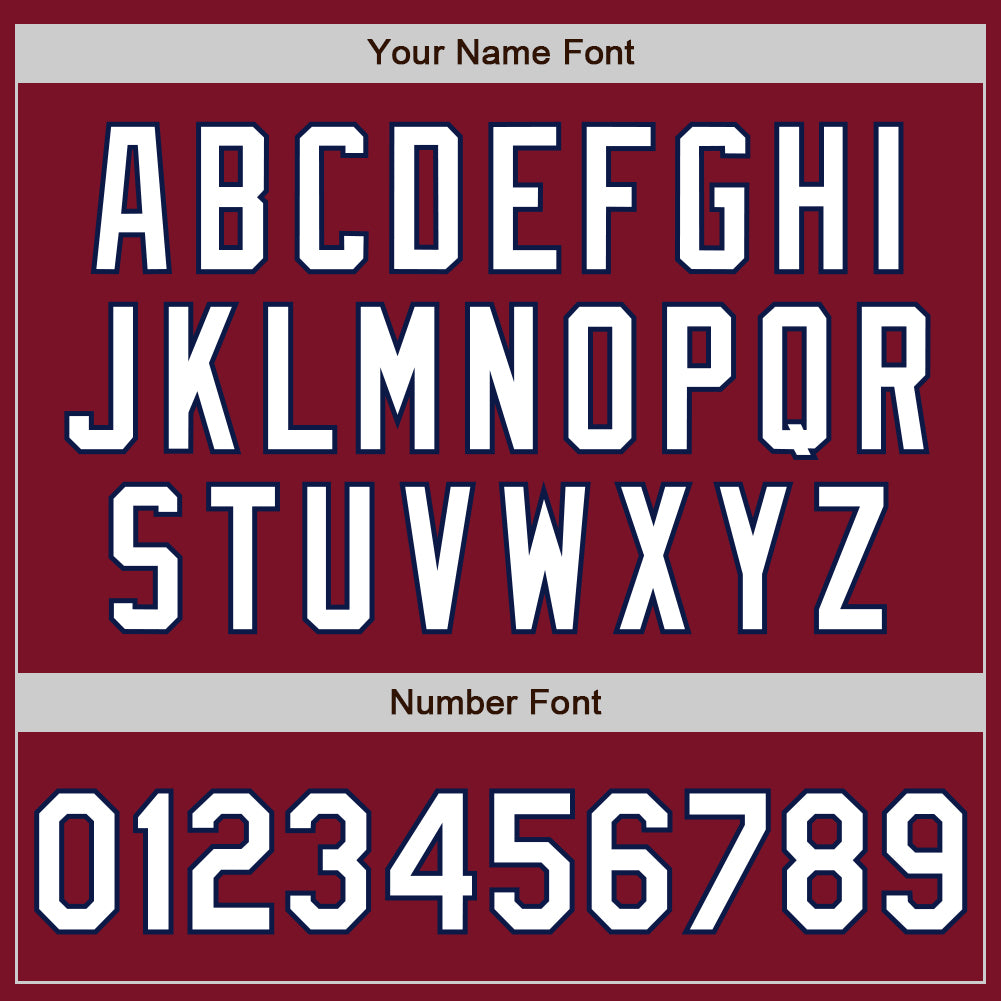 Personalized Crimson Navy Pinstripe White Two-Button Unisex Softball Jersey Team Custom Name and Number Custom Name and Number Pinstripe Softball Jersey Unisex Two-Button Crimson Navy White Personalized Crimson Navy Pinstripe - Image 5