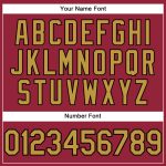 Personalized Performance T-Shirt in Crimson and Old Gold-Black Personalized Crimson Old Gold-Black Performance T-Shirt