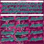 Custom Name and Number Personalized Dragon Baseball Jersey - 3D Crimson Teal-Black Pattern Design Personalized Crimson Teal-Black