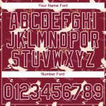 Personalized 3D Animal Crane T-Shirt in Crimson White - Unique Performance Design Personalized Crimson White 3D Pattern Design
