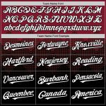 Customizable Gradient Pattern Baseball Jersey with 3D Crimson White-Black Design, Team Name & Number Personalized Crimson