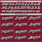 Custom Name and Number Baseball Jersey - Personalized Crimson White-Black Authentic Raglan Sleeves Personalized Crimson White-Black