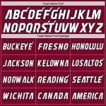 Custom Name and Number Crimson White-Black Authentic Rib-Knit Baseball Jersey Shirt - Personalized Team Apparel Personalized