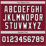 Custom Name and Number Personalized Crimson White-Black Two Tone Baseball Jersey Authentic Personalized Crimson White-Black