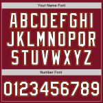 Custom Team Bomber Jacket with Name and Number - Crimson White Black-Orange Full-Snap Varsity Letterman Jacket Personalized
