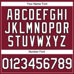 Custom Name and Number Crimson White-Black Performance Golf Polo Shirt - Personalized Team Apparel Personalized Crimson White-Black