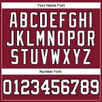 Personalized Crimson White and Black Baseball Jersey for Men and Women - Sleeveless Design Personalized Crimson White-Black