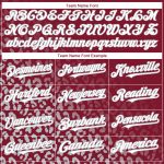 Custom Name and Number Leopard Print Baseball Jersey, 3D Crimson White-Gray Design, Authentic Fashion Team Apparel Personalized