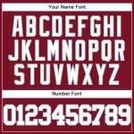 Custom Name Number Baseball Jersey - Personalized Crimson White-Gray Authentic Team Apparel Personalized Crimson White-Gray