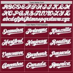 Custom Name Number Authentic Crimson White-Gray Baseball Jersey Sleeveless Team Personalized Crimson White-Gray Authentic