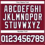 Custom Name and Number Authentic Baseball Jersey - Personalized Crimson White-Navy Team Jersey Personalized Crimson White-Navy