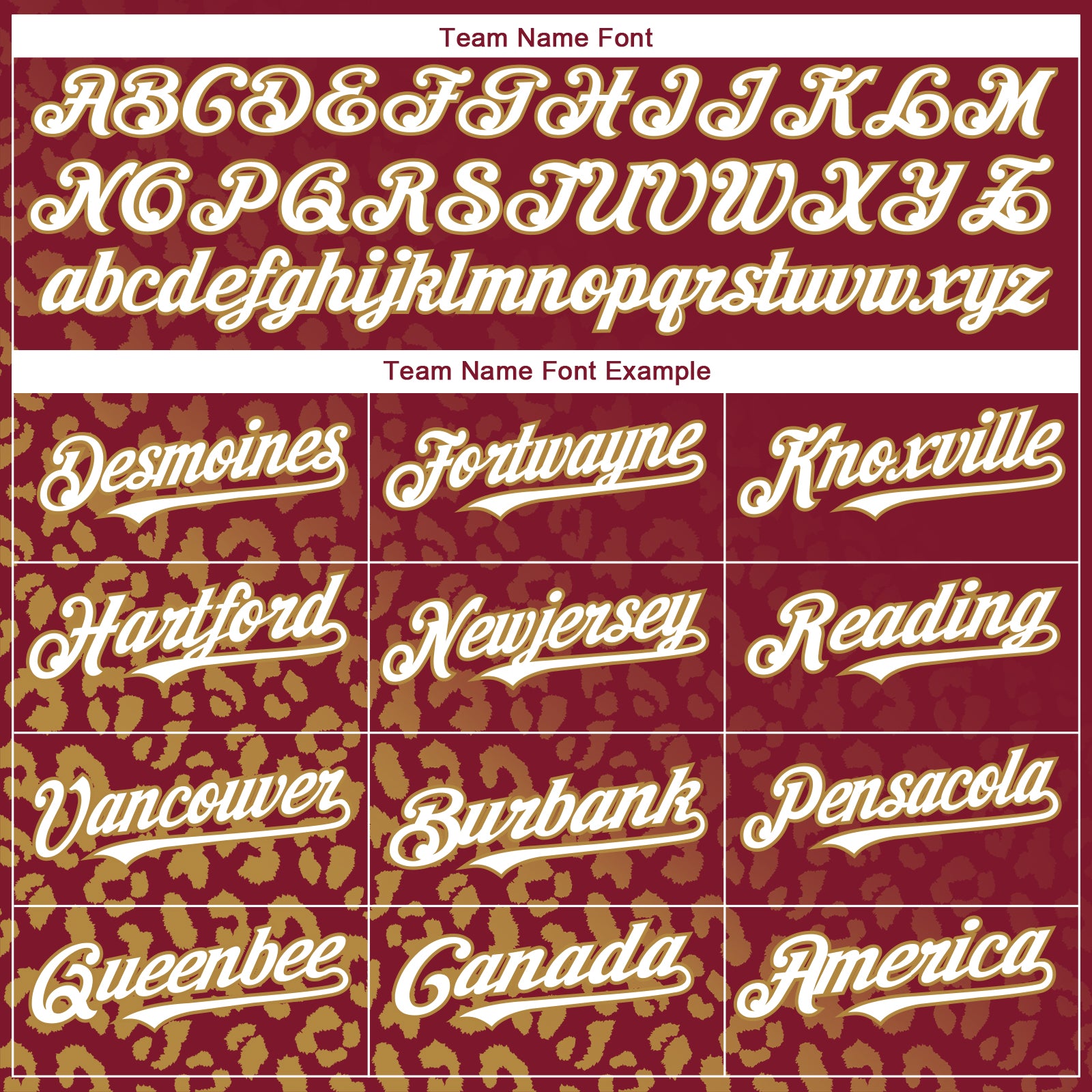 Personalized 3D Leopard Print Baseball Jersey in Crimson and Old Gold Style Personalized Crimson White-Old Gold 3D Leopard - Image 4