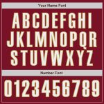 Personalized Crimson White Old Gold Baseball Jersey - Authentic Custom Team Gear Personalized Crimson White-Old Gold Authentic
