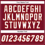 Custom Name and Number Baseball Jersey - Personalized Crimson White-Orange Authentic Team Jersey Personalized Crimson White-Orange