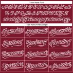 Custom Team Name Number Personalized Crimson White Performance Golf Polo Shirt Personalized Crimson White Performance Vapor
