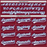 Personalized Crimson White Royal Baseball Jersey - Authentic Team Apparel Personalized Crimson White-Royal Authentic Baseball