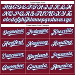Personalized Crimson White-Royal Baseball Jersey for Kids and Adults Personalized Crimson White-Royal Baseball Jersey 3