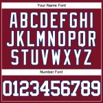 Personalized Crimson White-Royal Baseball Jersey for Kids and Adults Personalized Crimson White-Royal Baseball Jersey 3