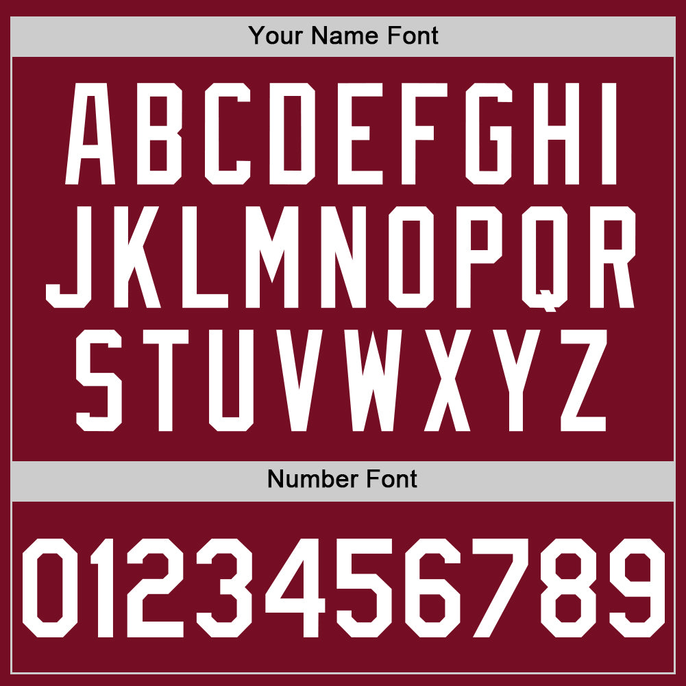 Personalized Sleeveless Baseball Jersey in Crimson and White | Custom Team Apparel Personalized Crimson White Sleeveless - Image 4