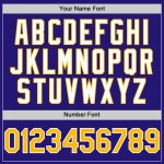 Custom Name Number Baseball Jersey Twinkle Star 3D Pattern Gradient Design Dark Purple Gold White Personalized Dark Purple