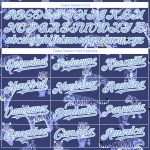Personalized 3D Tiger Baseball Jersey - Dark Purple Light Blue-White Design Personalized Dark Purple Light Blue-White 3D