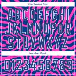 Deep Pink Royal White 3D Abstract Psychedelic Basketball Jersey - Personalized Liquid Wave Design Personalized Deep Pink