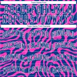 Custom Name & Number 3D Pattern Basketball Jersey - Deep Pink Royal-White Abstract Psychedelic Liquid Wave Design Personalized