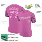 Personalized Deep Pink 3D Cowboy Rodeo T-Shirt for Performance Wear Personalized Deep Pink White 3D Cowboy Rodeo Performance