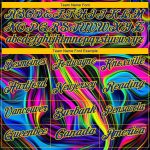 Custom Name Number Personalized Psychedelic Golf Polo Shirt - Deep Pink Yellow-Royal 3D Pattern Fluid Art Design Personalized