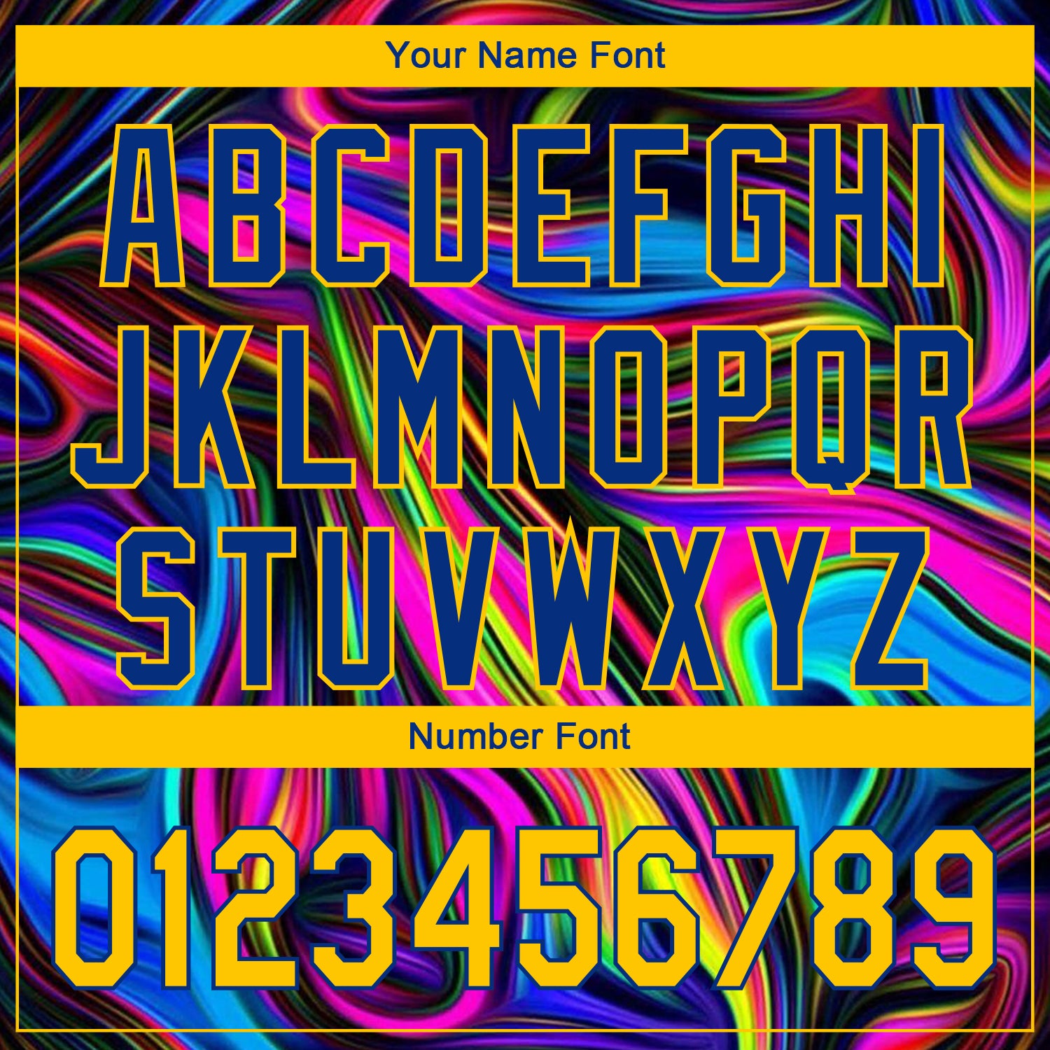 Personalized Deep Pink Yellow-Royal 3D Pattern Design Abstract Colorful Psychedelic Fluid Art Performance Golf Polo Shirt Team Custom Name and Number Custom Name Number Personalized Psychedelic Golf Polo Shirt - Deep Pink Yellow-Royal 3D Pattern Fluid Art Design Personalized - Image 5