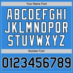 Custom Name and Number Twinkle Star Baseball Jersey - Electric Blue Black-White 3D Gradient Design Personalized Electric