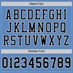 Custom Authentic Football Jersey with Personalized Name and Number in Electric Blue and Black-White Mesh Personalized Electric