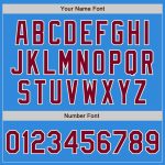Custom Electric Blue Maroon-Cream Varsity Letterman Jacket with Personalized Name and Number - Full-Snap Bomber Style Personalized