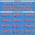 Custom Electric Blue Maroon-Cream Varsity Letterman Jacket with Personalized Name and Number - Full-Snap Bomber Style Personalized
