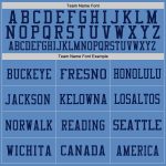 Personalized Electric Blue Gray Teal Mesh Football Jersey - Authentic Design Personalized Electric Blue Navy Gray-Teal Mesh